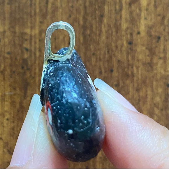 Hand Painted Among Us Characters Stone Pendant - Picture 4 of 8